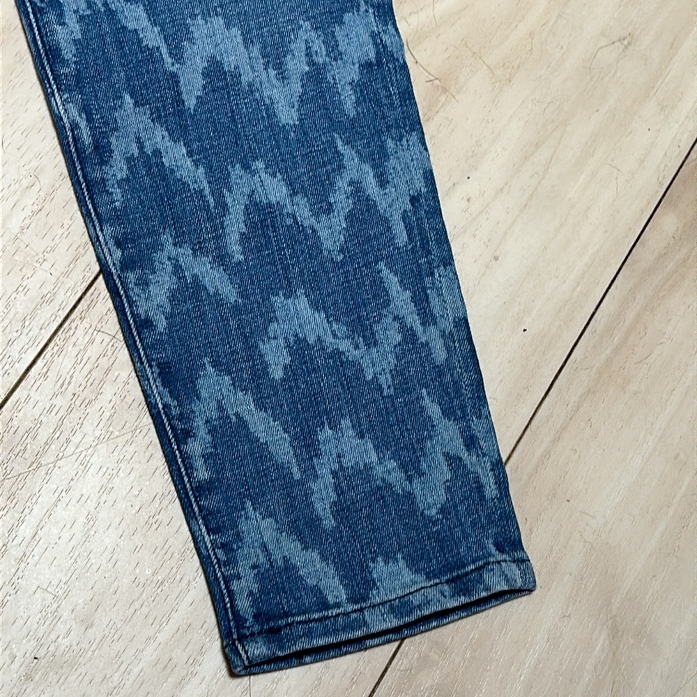 ❤️7  For All Mankind 💙Chevron Cropped Jeans NWT! Size 25 - Picture 12 of 17